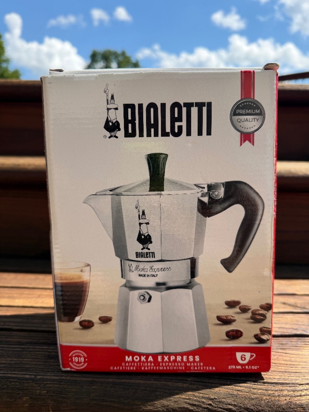 Bialatti MOKA Express - Espresso Maker - 6 Cup - Made in Italy - NEW